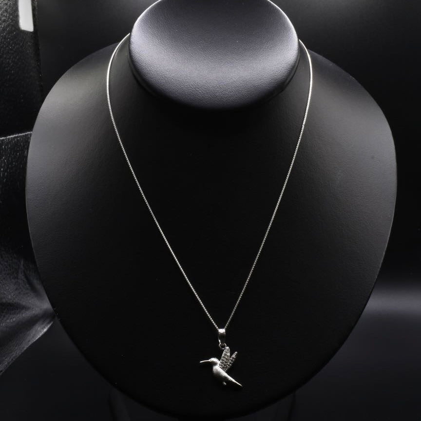 Collar de colibri / Plata 925