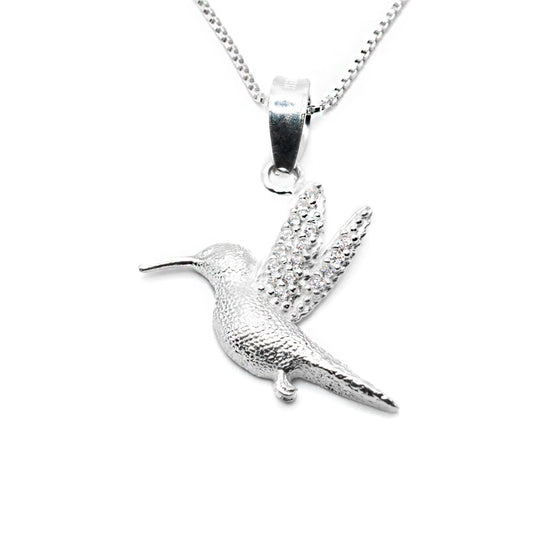 Collar de colibri / Plata 925